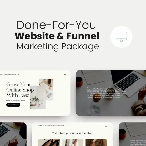 Done for You Website & Funnel Marketing Package
