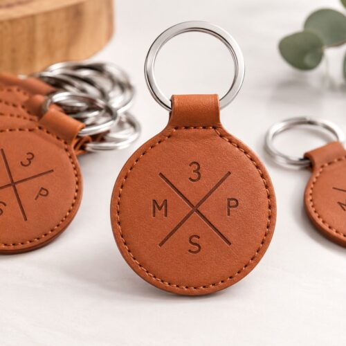 Personalized Leather Keychains