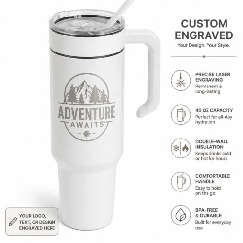 Personalized Engraved Metal Tumbler